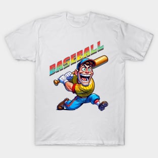 Baseball Cartoon Guy T-Shirt